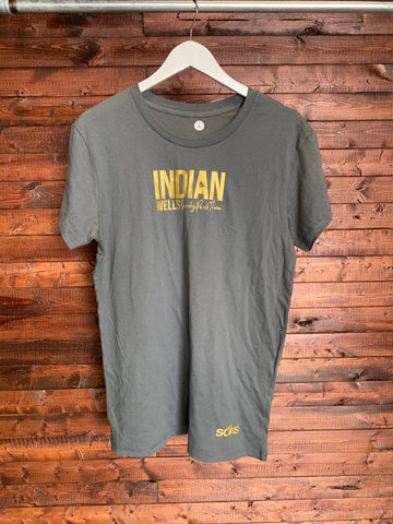 Indian Wells T Shirt Gold Large Top