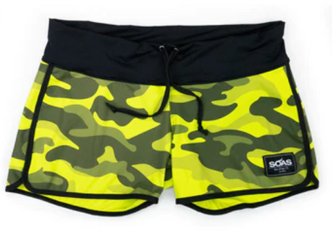 Neon Camo Trunk Short Small